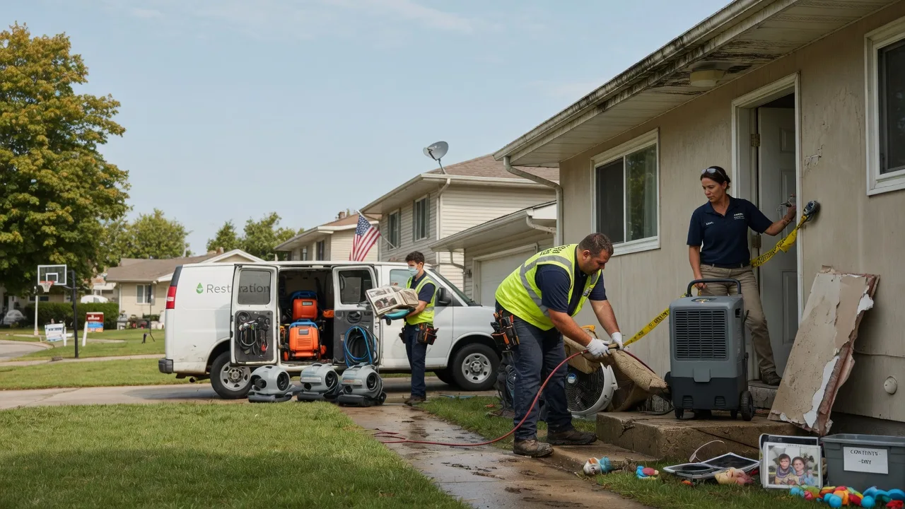 Water Damage Restoration in Washburn, ND near me